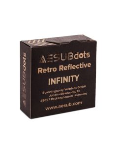 AESUBdots retro reflective 6mm infinity