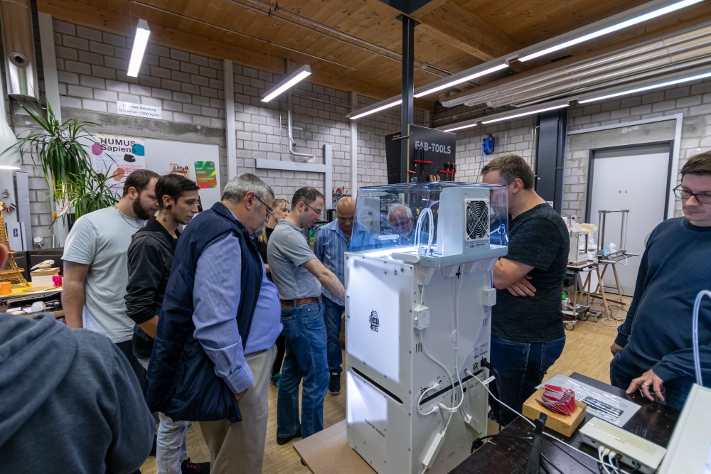 Demo des Spulenwechsels