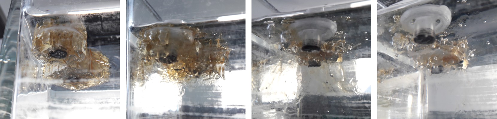 Aufloesungsprozess von Aquasys 120 in vier Schritten