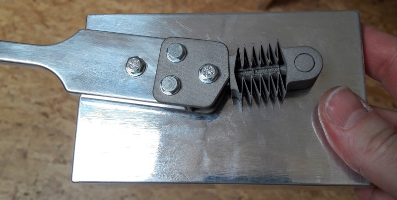 Beispiel eines Metalldrucks